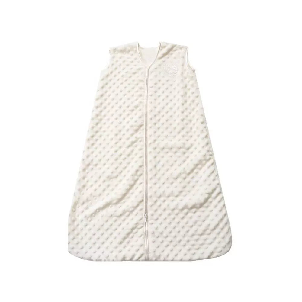 HALO Innovations Sleepsack Velboa Plushy Dots Wearable Blanket - Cream L