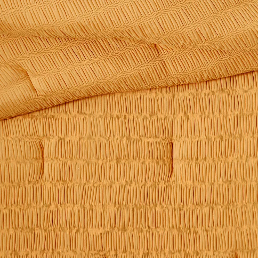 Twin Seersucker Comforter Set Yellow - Pillowfort