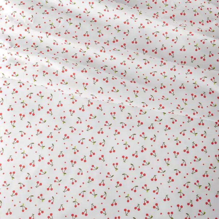 Full Cherry Microfiber Sheet Set - Pillowfort