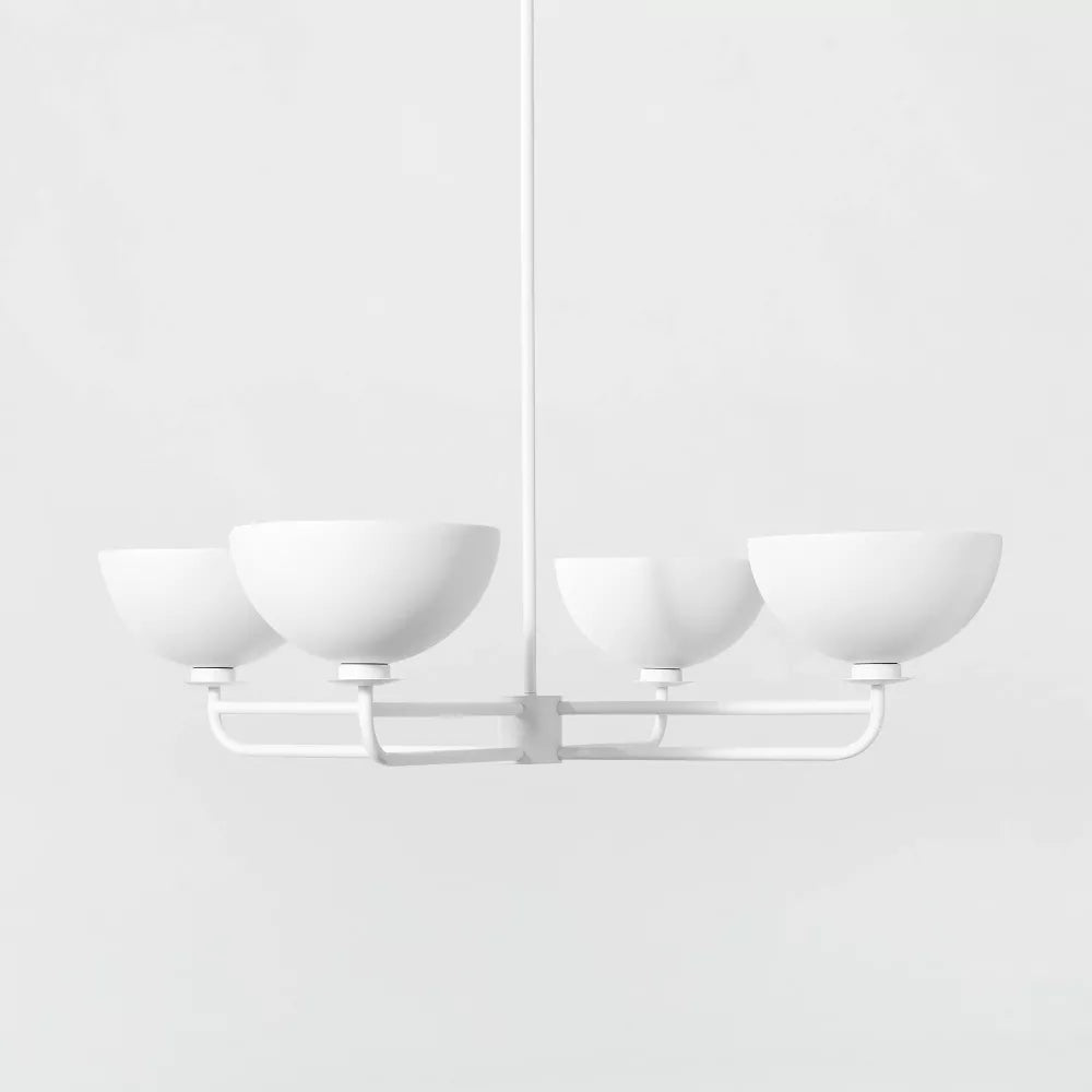 Dome Chandelier White - Threshold designed with Studio McGee