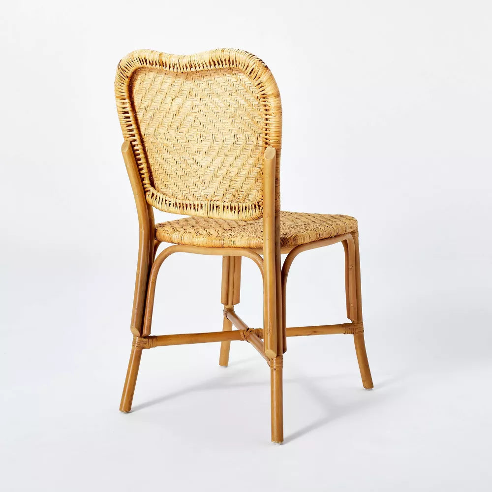 Interlaken Rattan with Woven Seat and Back Dining Chair - Threshold designed with Studio McGee