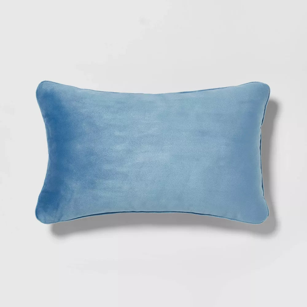5pc Full/Queen Dinosaur Comforter Set Watercolor Blue - Pillowfort