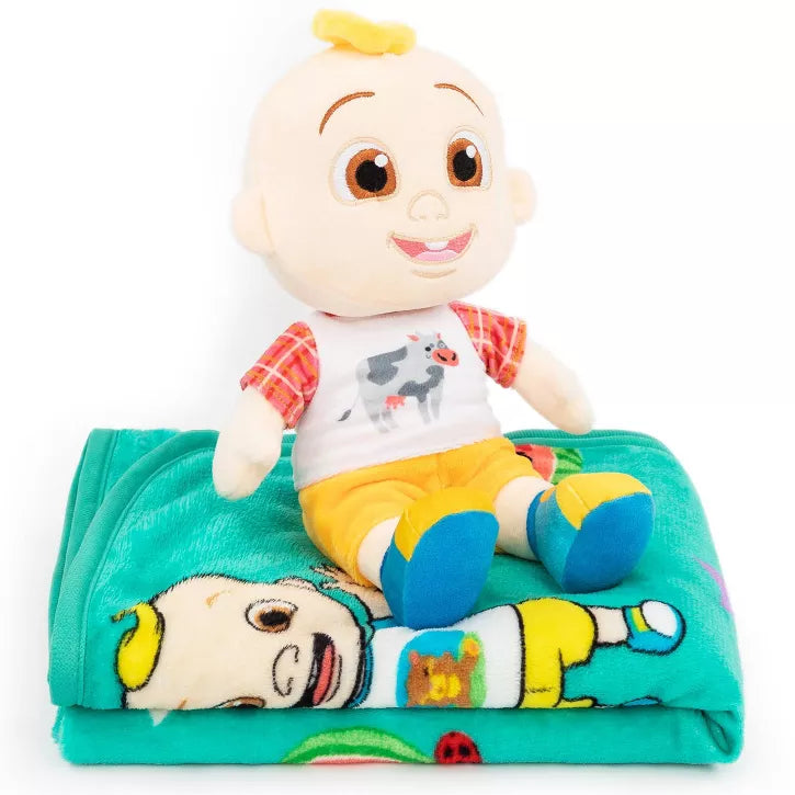 Cocomelon 'Nap Time' Pillow and Throw Set