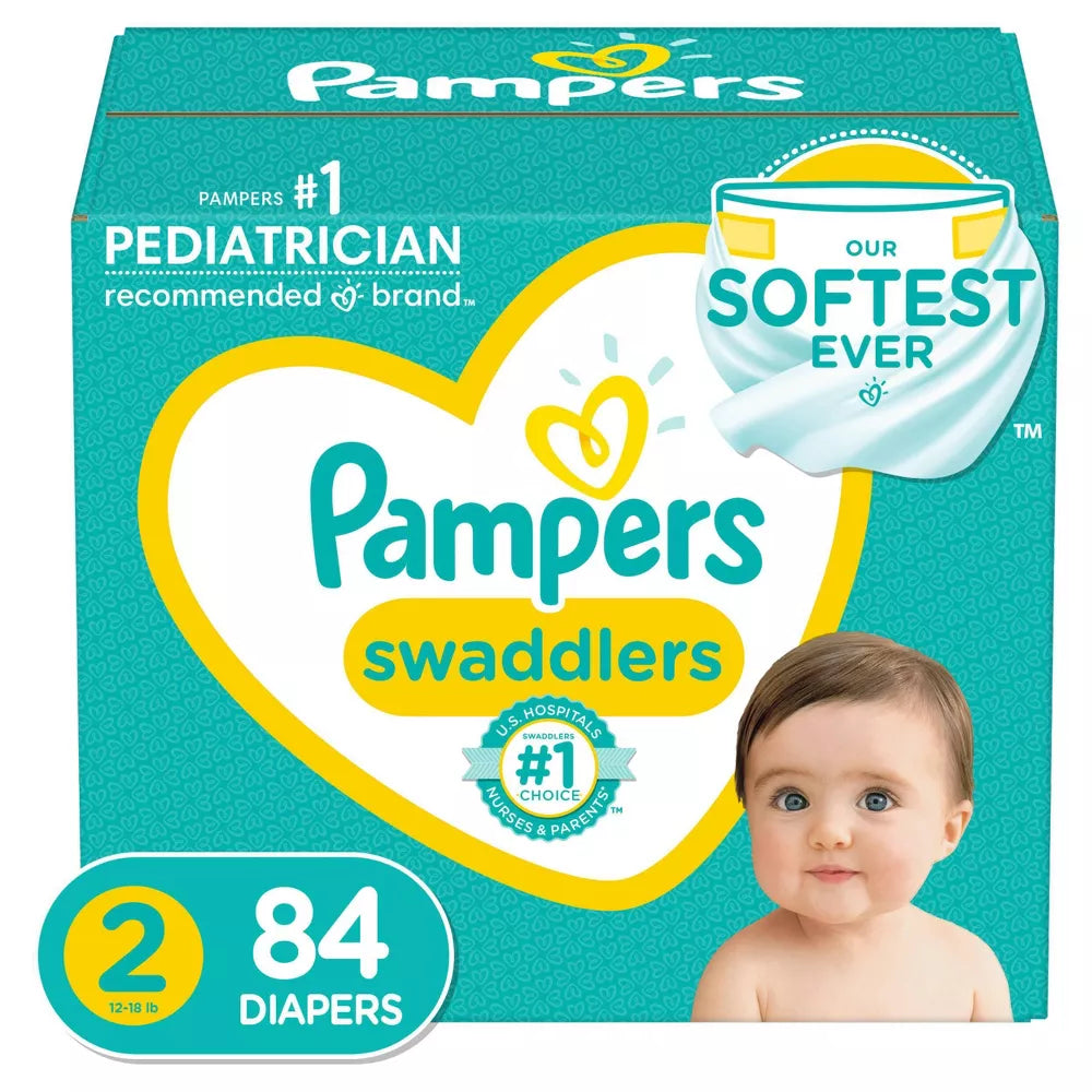 Pampers Swaddlers Diapers Super Pack - Size 2 - 84ct