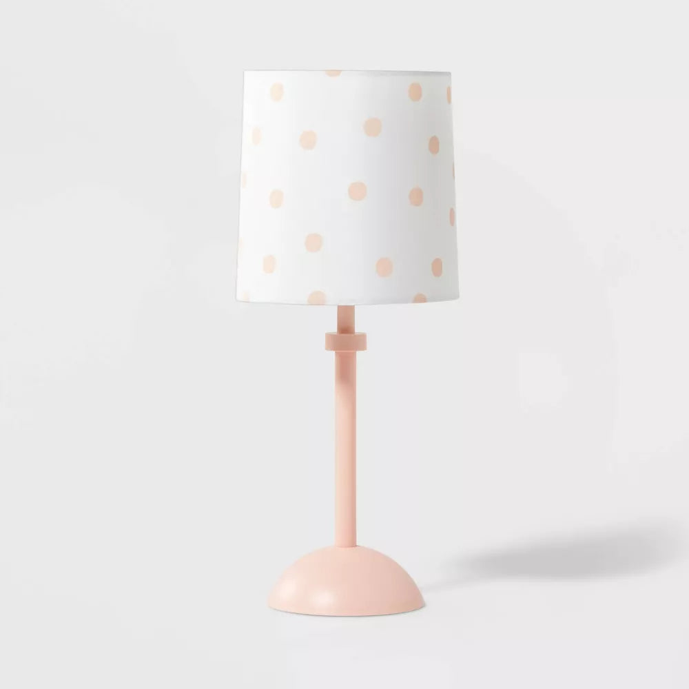 Polka Dot Accent Lamp Pink - Pillowfort