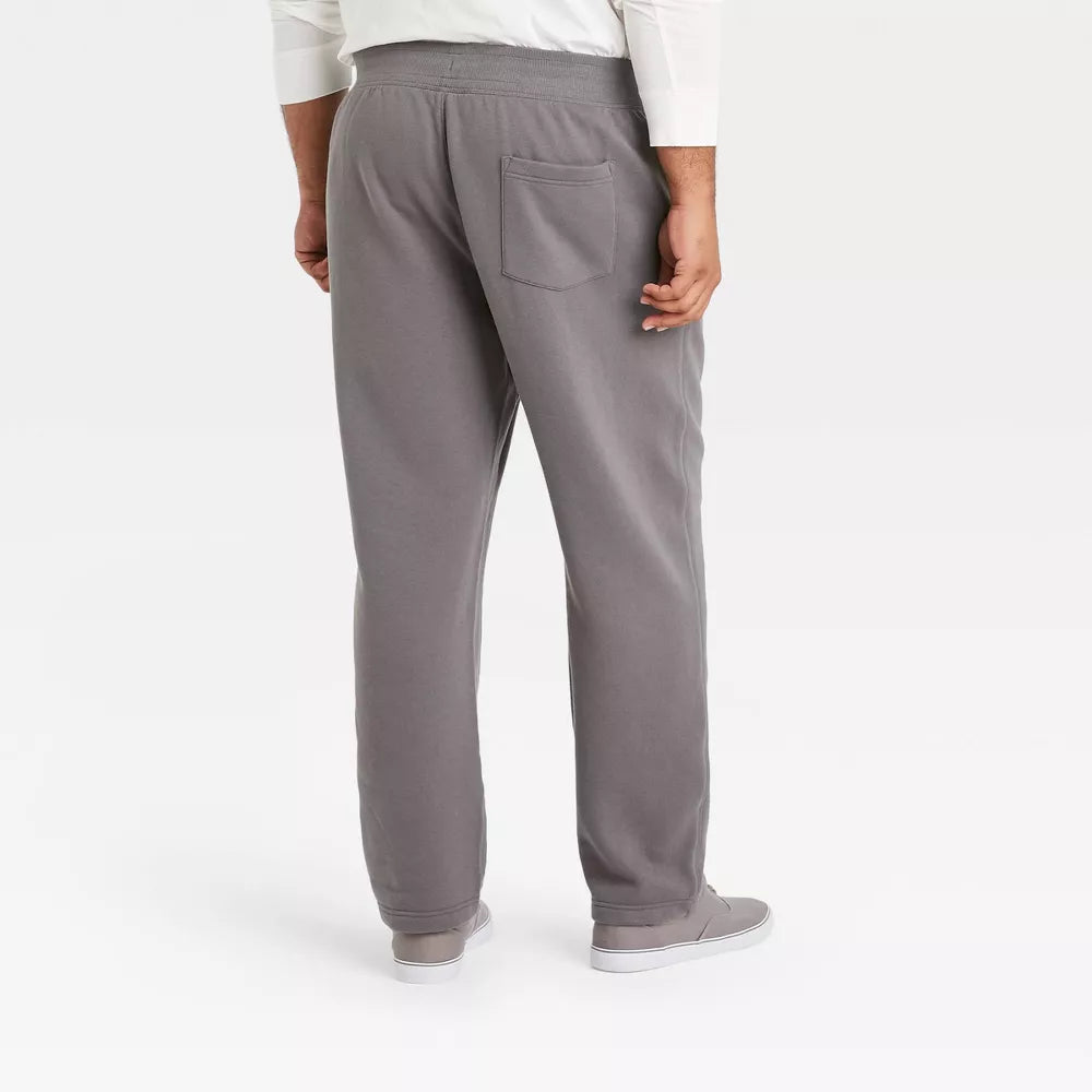 Men's Big & Tall Tapered Fleece Pants - Goodfellow & Co Dark Gray 2XLT