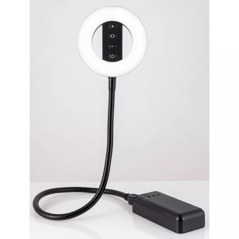 Enbrighten Flexible Arm Circle LED USB Selfie Light USB