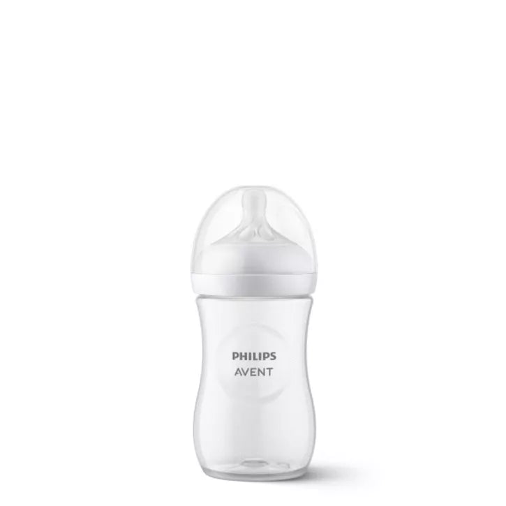 Philips Avent 3pk Natural Baby Bottle with Natural Response Nipple - Clear - 9oz
