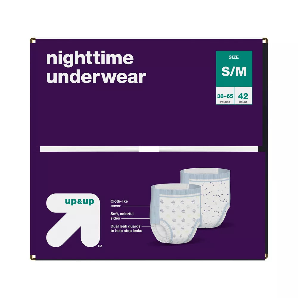 Nighttime Underwear Size S/M - 42ct - up & up