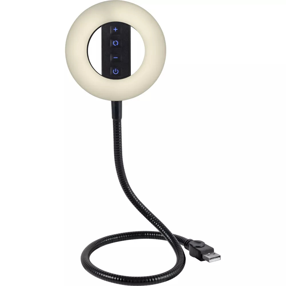 Enbrighten Flexible Arm Circle LED USB Selfie Light USB