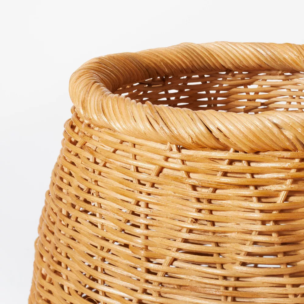 Small Light Woven Round Basket - Threshold designed with Studio McGee