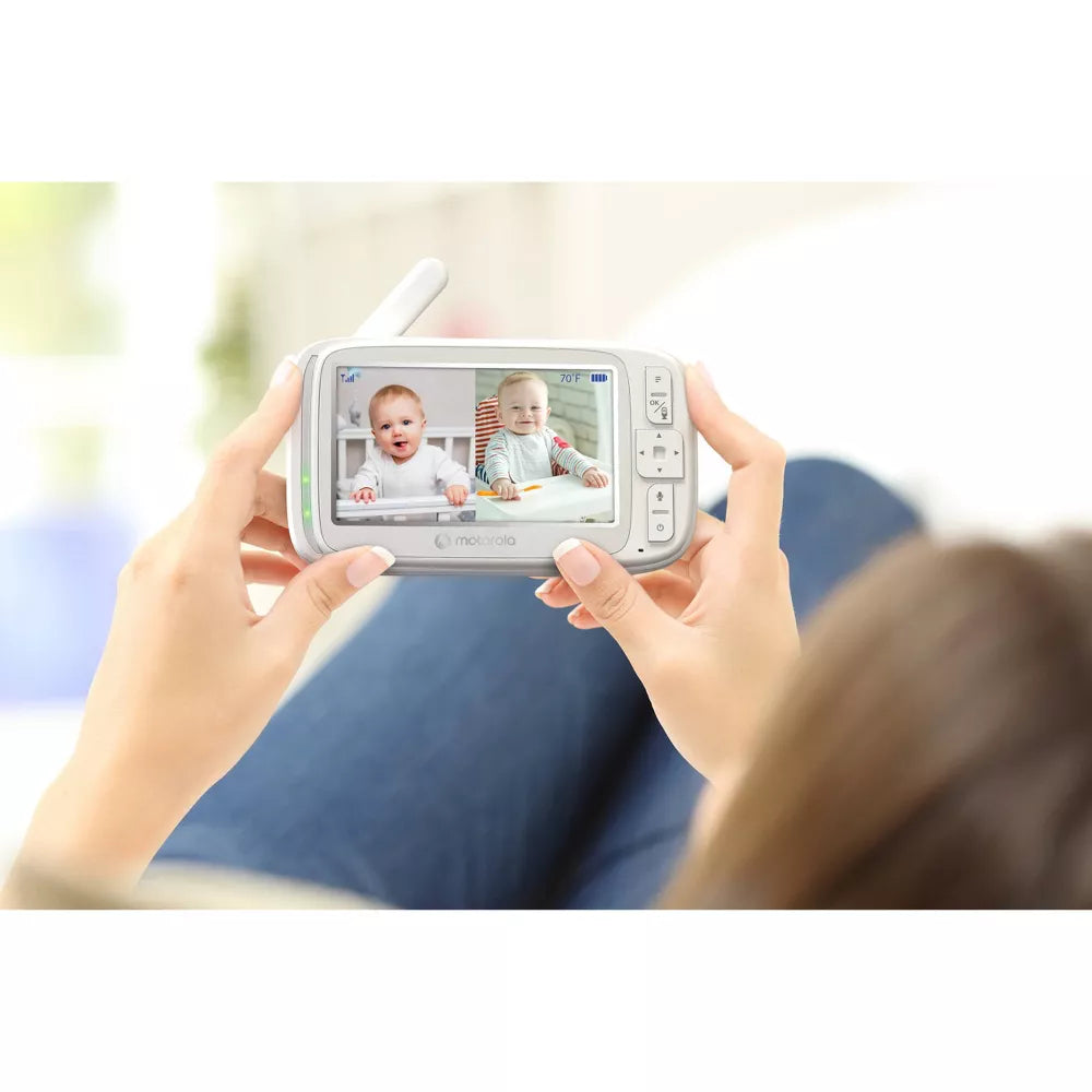 Motorola 5" Video Baby Monitor w/PTZ - VM75-2